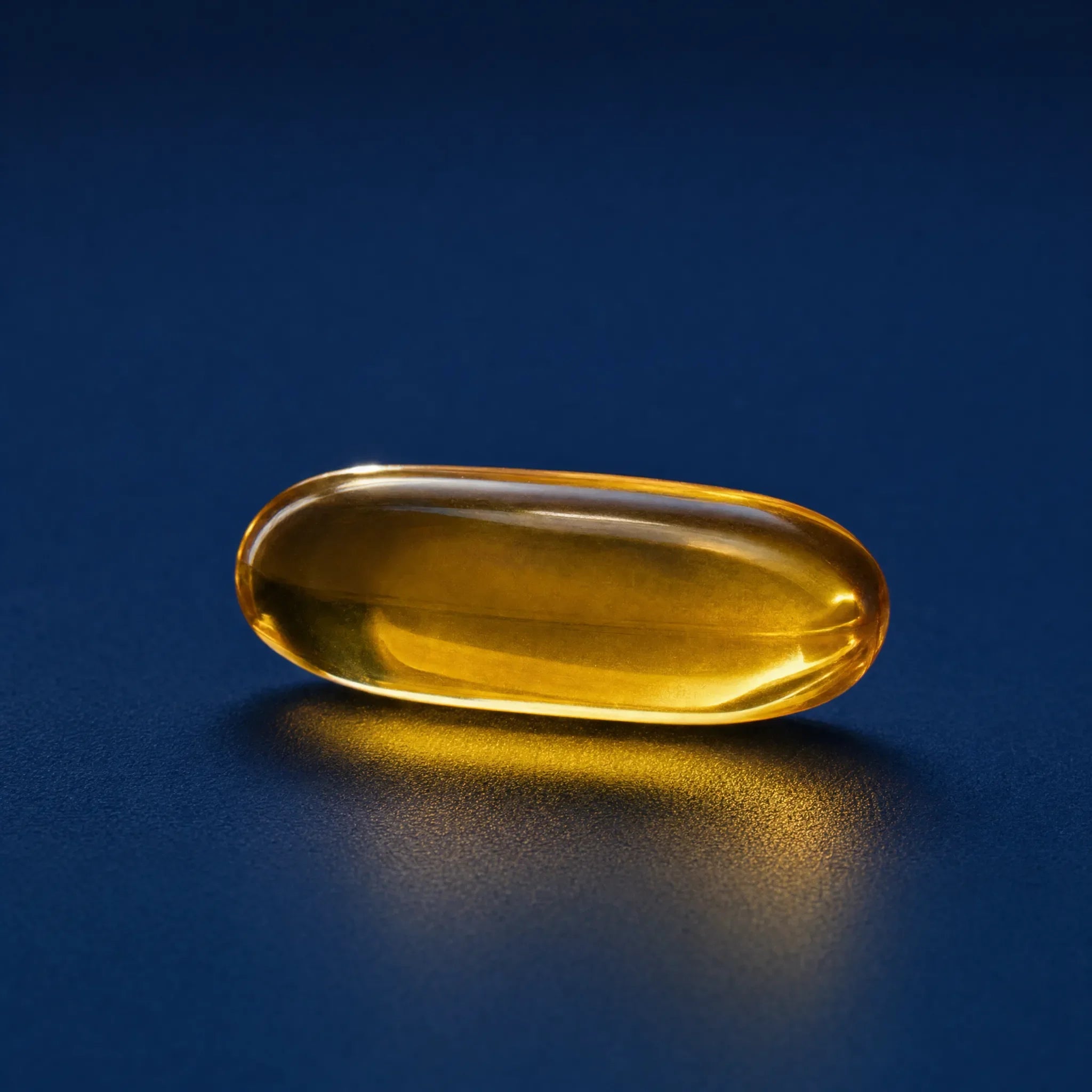 Cápsula ANVIK Omega-3, macrofotografía